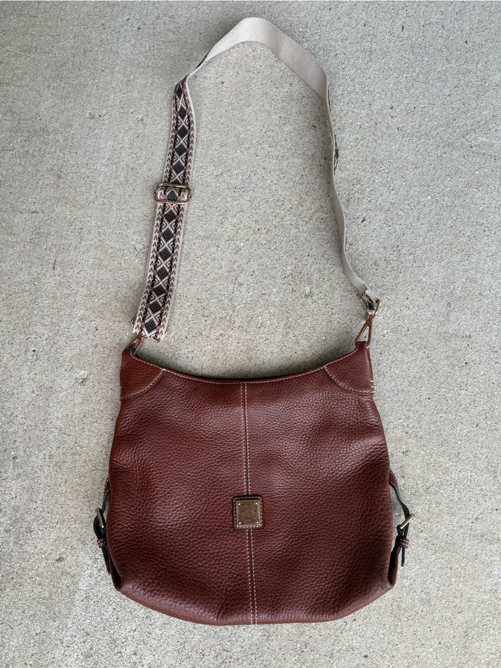 Dooney & Burke - Hand Painted - Scarecrow - Fall - Crossbody Bag - One of a kind - Picture 4 of 9